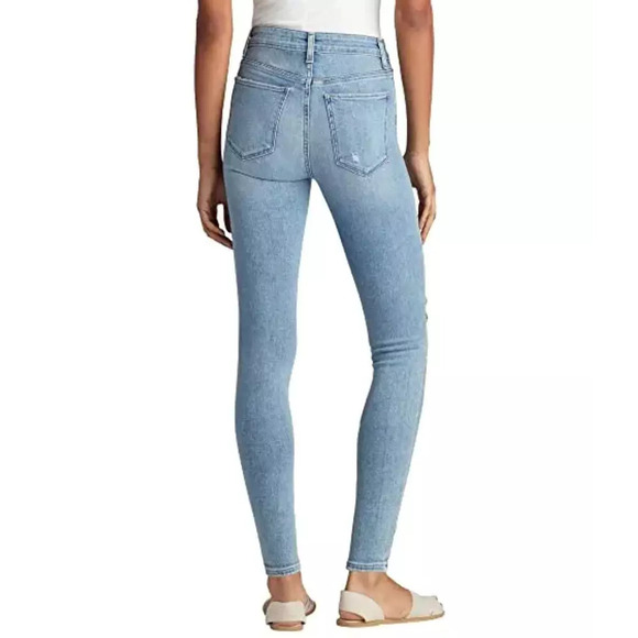 Joe's Jeans The Charlie Jeans High Rise Skinny Distressed Wall Flower NWT Sz 31 - Picture 2 of 7